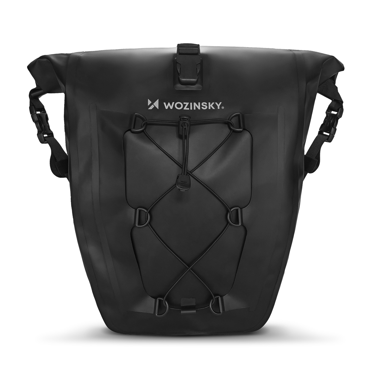 Wozinsky waterproof bicycle bag trunk pannier 25l čierna (WBB24BK)